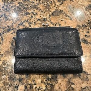 Carlos falchi leather wallet
